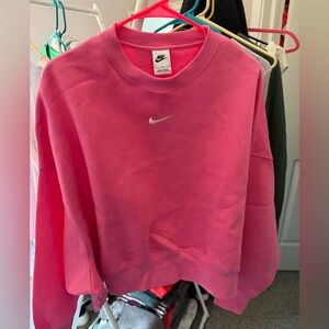 Nike pink sweatshirt